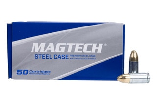 Magtech 9mm 115gr FMJ Steel Case Ammo - Box of 50